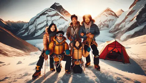 Une famille malgache se lance dans l&rsquo;ascension du sommet de l&rsquo;Everest