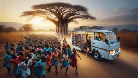 Boky Mitety Vohitra : une bibliothèque mobile au service des enfants malgaches